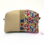 スモッキングのキャラメルポーチ1