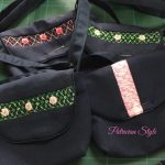 スモッキングのポシェット