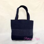 ネイビー スモッキングバッグ